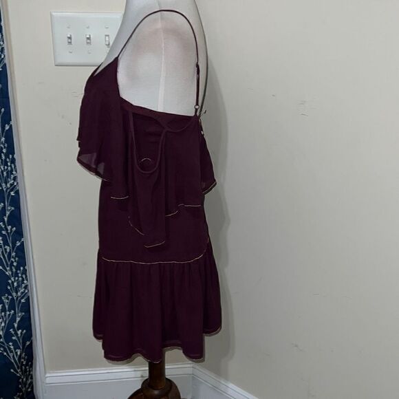 Anthropologie | Anthro La Maison Talulah Ruffle Off-the-Shoulder Dress sz XS - Picture 2 of 7